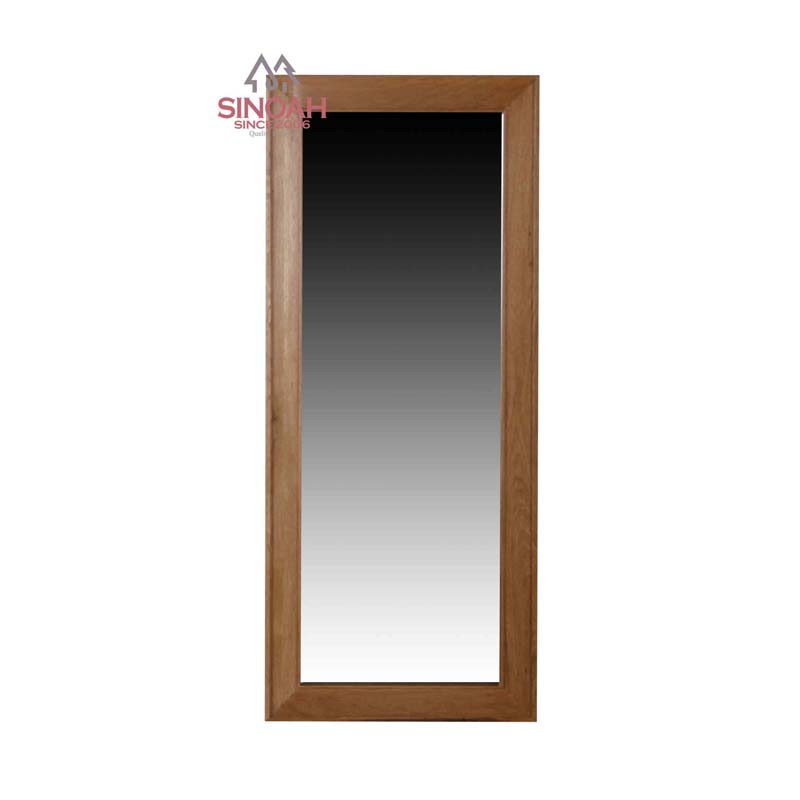 Rustikalno hrastovo stensko ogledalo-1