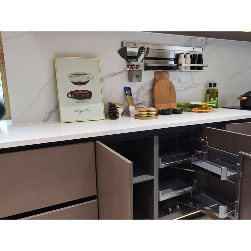 Smart Kitchen Aukščiausios klasės laminato virtuvės spintelės
