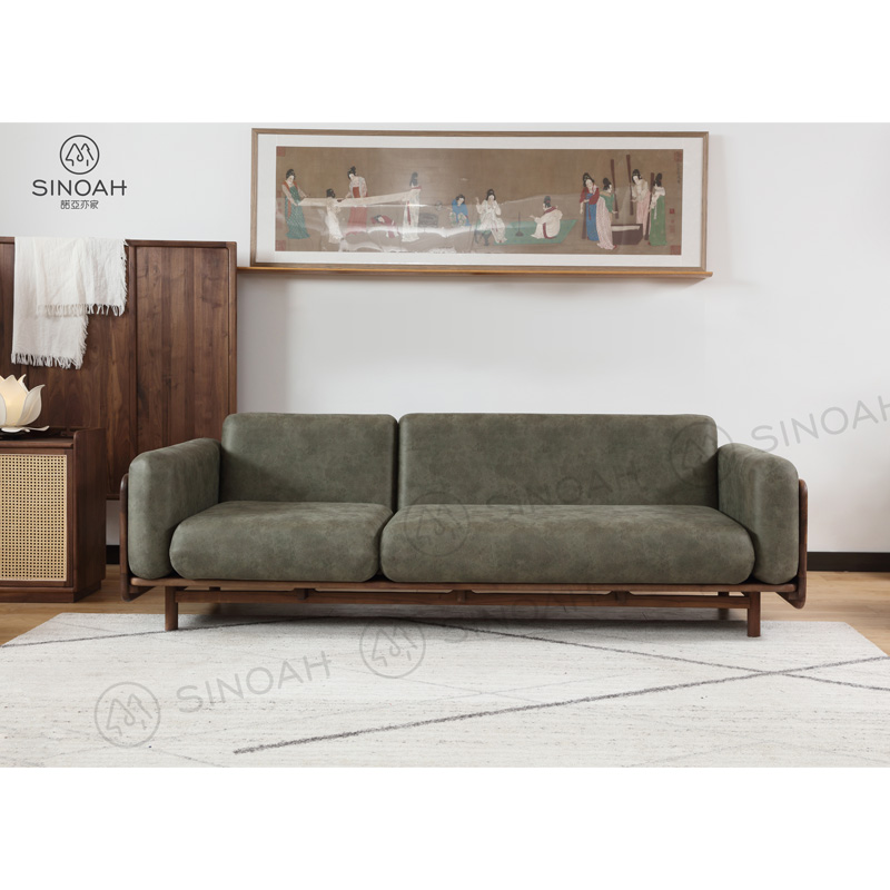 Walnut Designer Range Sofa