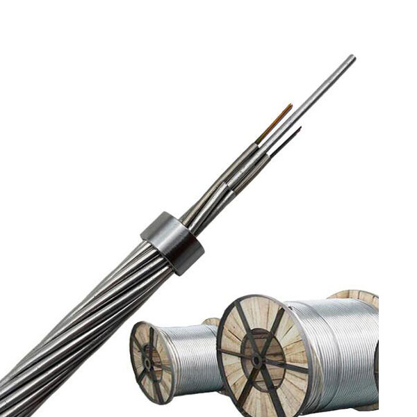 Câble OPGW de type noyau de déformation de couche de tube en aluminium à 48 noyaux
