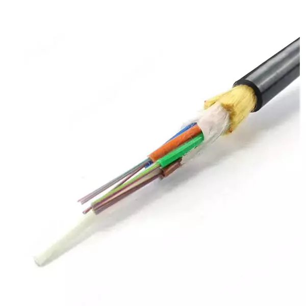 Cable de fibra óptica totalmente dieléctrico autosoportado (ADSS) de 48 núcleos