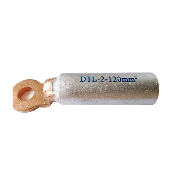 DTL-2 टाइप 120 mm2 एल्युमिनियम कॉपर इलेक्ट्रिकल केबल लग्स टाइप्स टर्मिनल्स