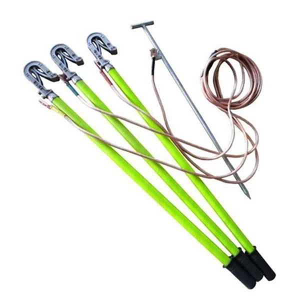 Fiberglass Telescopic Hot Stick Used in Earthing Set of High Voltage