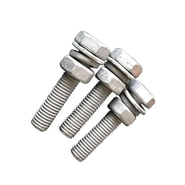 Galvanized Steel Carriage Hex Splice Post Bolt Nut With Recess Nut