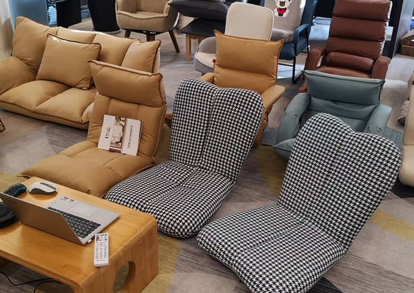 Our fabric sofas have been showed on Tokyo expo