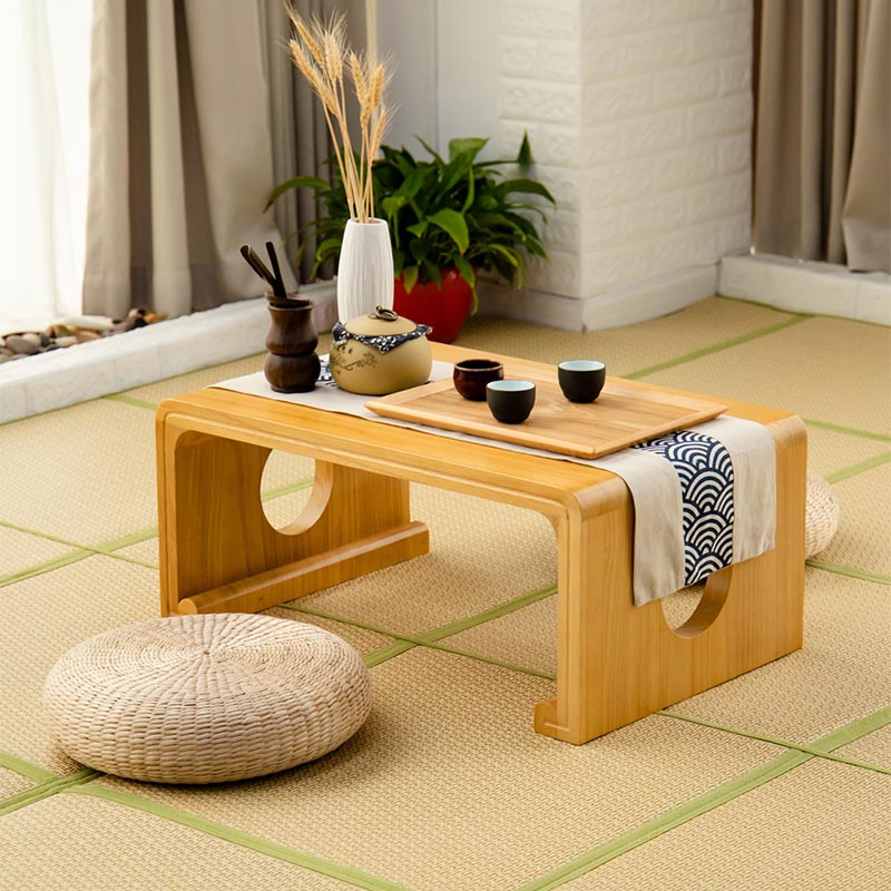 जापानी काठ TATAMI टेबल
