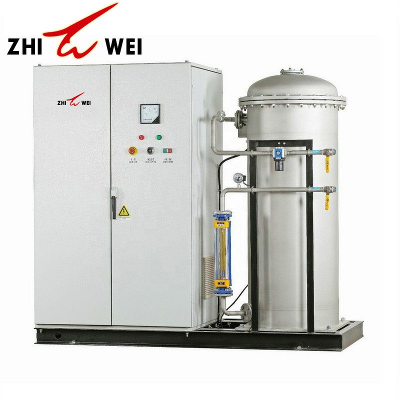 Bottled water production treatment ozone generator