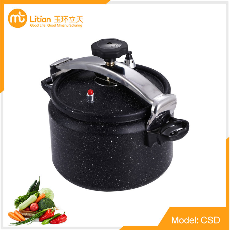 Explosion Proof Aluminum Induction And Marble Coating Pressure Cooker