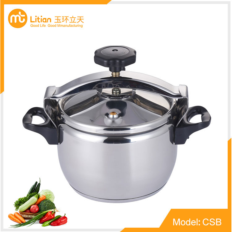Explosion Proof Multiple Safety Devices Stainless Steel Pressure Cooker