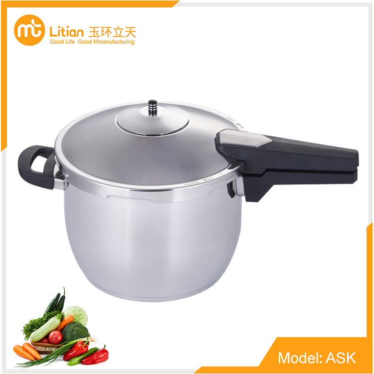 Kitchen Use Stainless Steel Pressure Cooker With Bakelite Handle
