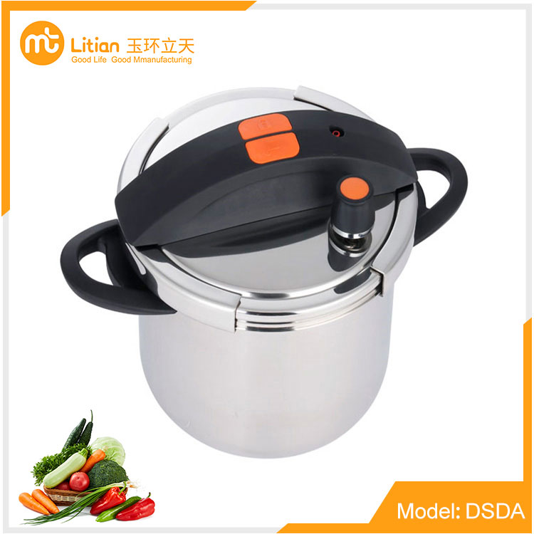 Pressure Cooker Stainless Steel With Double Push Button