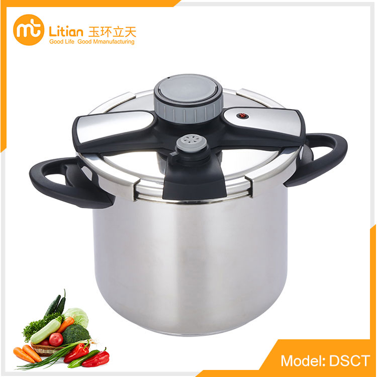 Stainless Steel 304 Pressure Cooker na May Rotary Knob