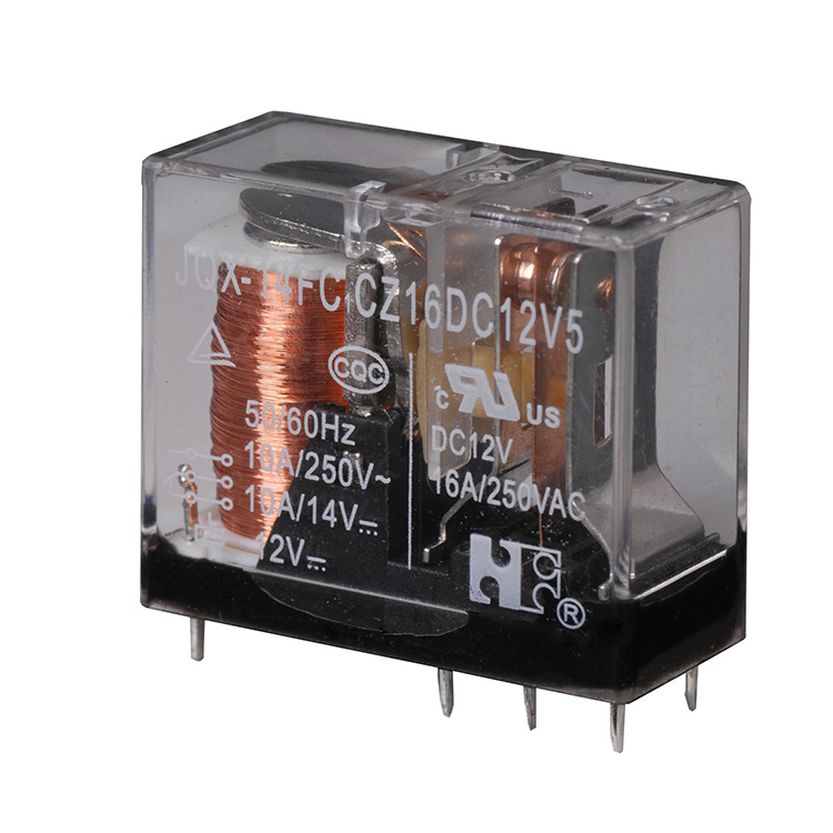 16A Transparent Cover Miniature Power Relay
