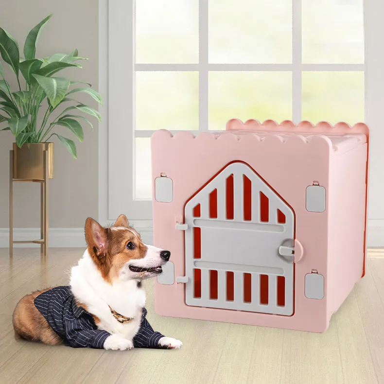 Which is more suitable for outdoor kennels, wood or plastic?