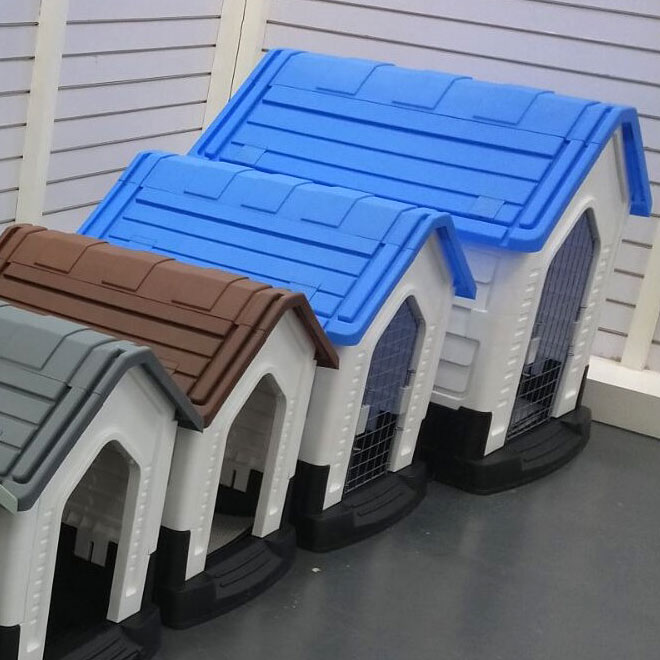 Newest Detachable Way Plastic Dog Kennel Elevated Floor