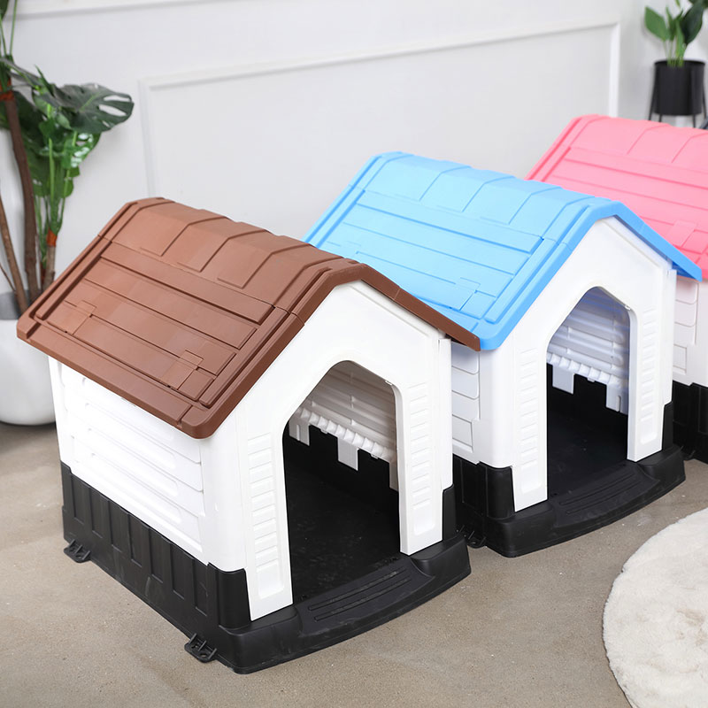Newest Detachable Way Plastic Dog Kennel Elevated Floor - 1