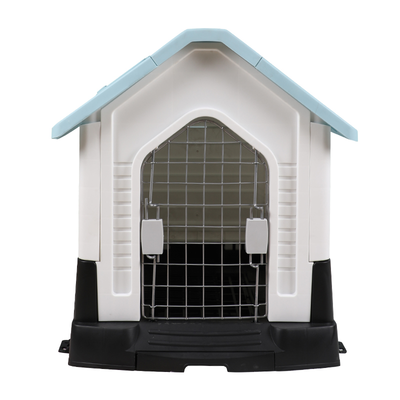 Newest Plastic Dog Kennel With Iron Door