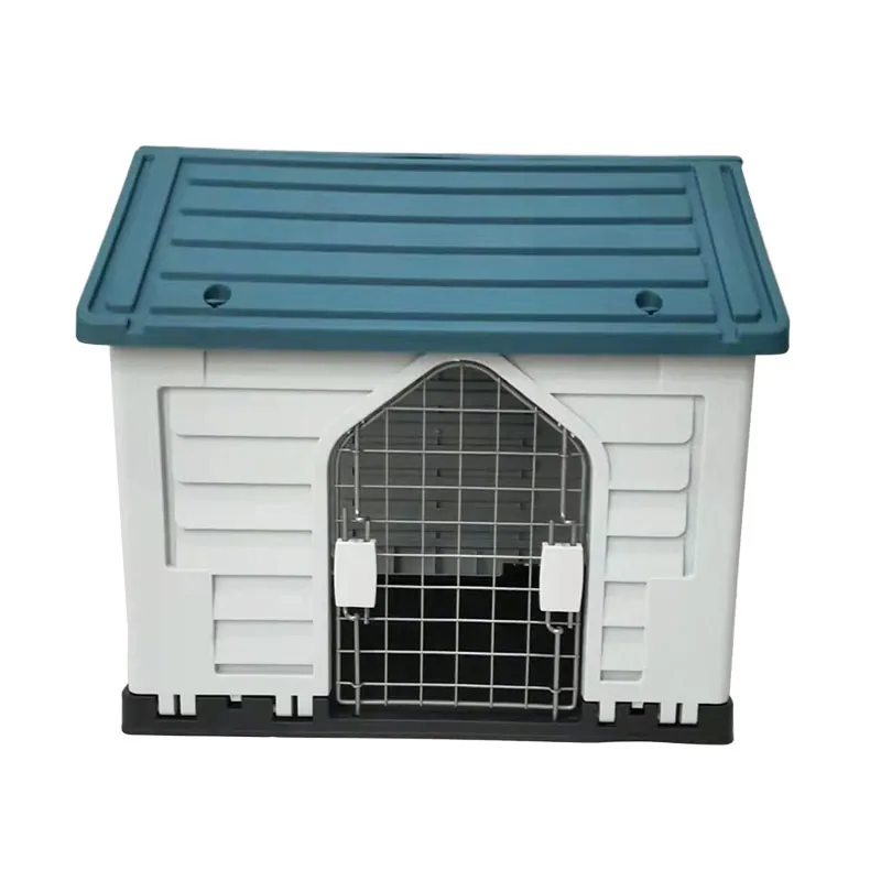 Newly Developed Plastic Plastic Dog Kennel With Iron Door