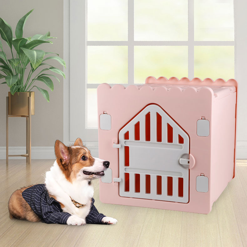 Waterproof and Washable Small Plasitc Dog Kennel - 0