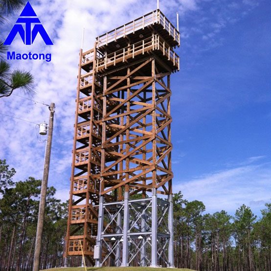 Wieże obserwacyjne pożaru lasu Wieża monitoringu Pilnuj bezpieczeństwa