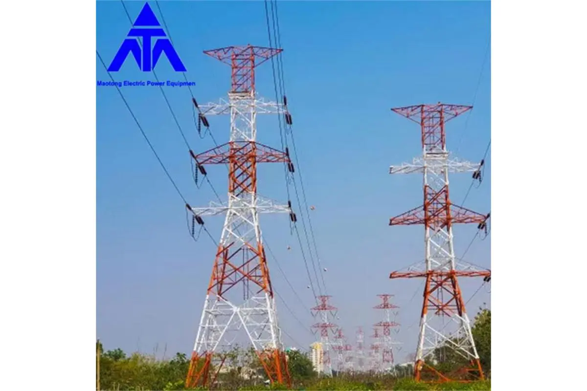 Avantages de la tour en treillis de la tour électrique 110KV en tuyaux d'acier