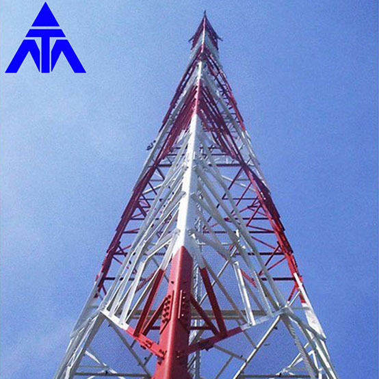 Wieża komunikacyjna Kątowa stalowa wieża kratowa