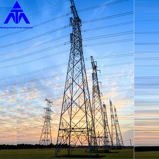 35KV 66KV Electric Power Fall Arrest Angle Steel Tower