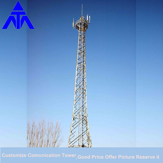 Turnul de comunicații Angle Turnul cu zăbrele din oțel