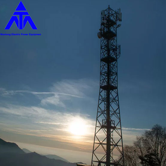 4G 5G didelio tankio telekomunikacijų bokšto plieninis vamzdis