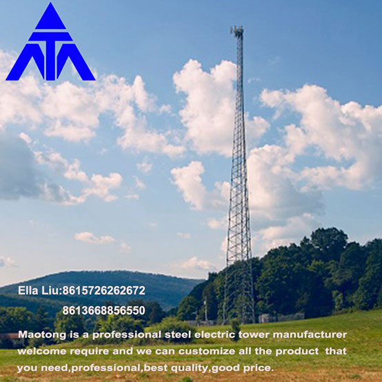 برج شبکه فولادی زاویه ای برج ارتباطی
