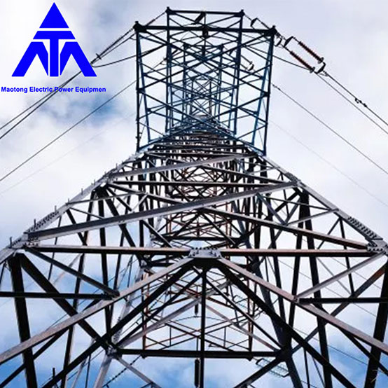 Angle Steel 330KV High Voltage Electric Transmission Tower