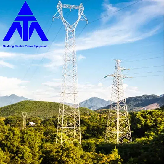 अँगल स्टील पाईप टॉवर 330KV हॉट डिप गॅल्वनाइज्ड स्टील टॉवर