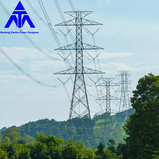500KV Angle Steel Transmission Electric Distribution Tower