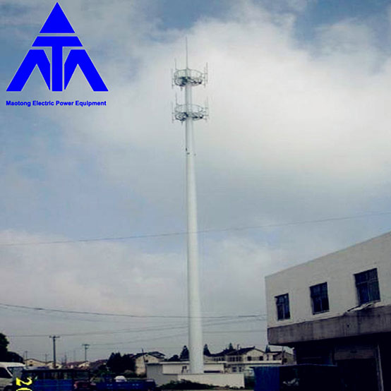 Torre única de antena WiFi de telecomunicaciones para teléfonos celulares