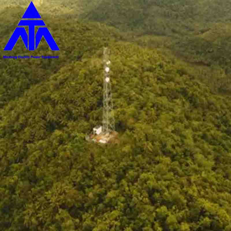 20m Steel Lattice Telecom Antenna Communication Tower