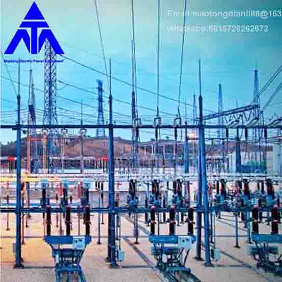 Galvanized 400KV Steel Structure para sa Electrical Substation