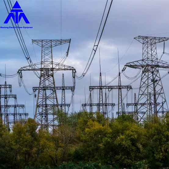 220 KV Hot Dip Angle Galvanized Steel High Voltage Electric Power Transmission Line Tower