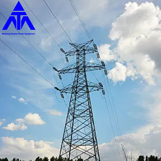 Electric Power Tower 10KV to 220KV Steel Pipe Lattice Tower