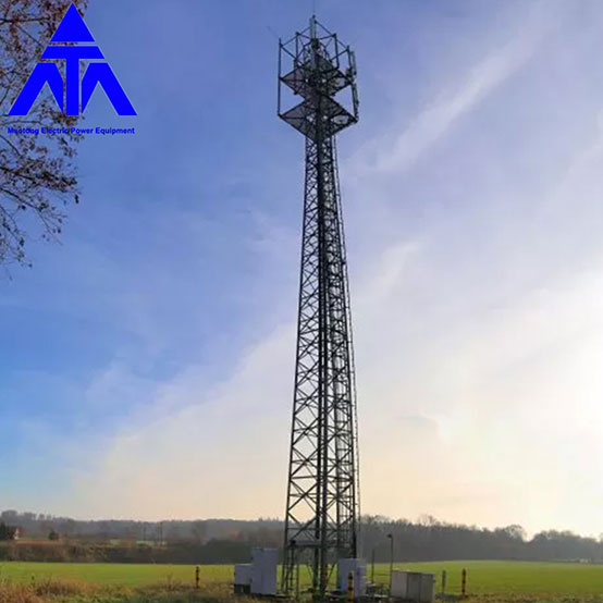 Power Microwave 50 km Internet Telecommunication Tower