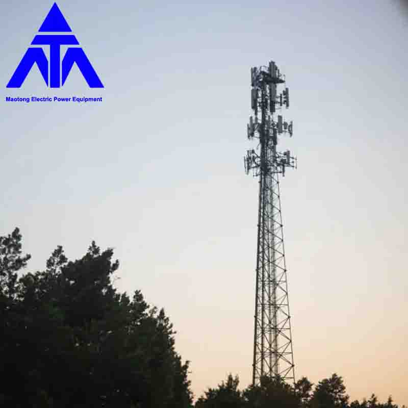 20-metrski jekleni rešetkasti telekomunikacijski antenski stolp
