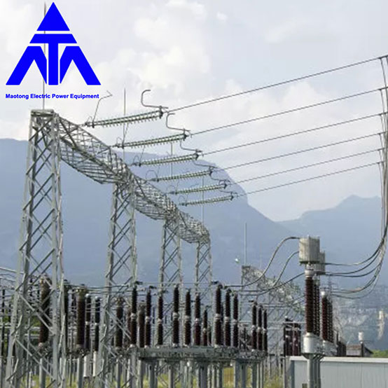 500KV Substation Structure Electricity Transmission Line