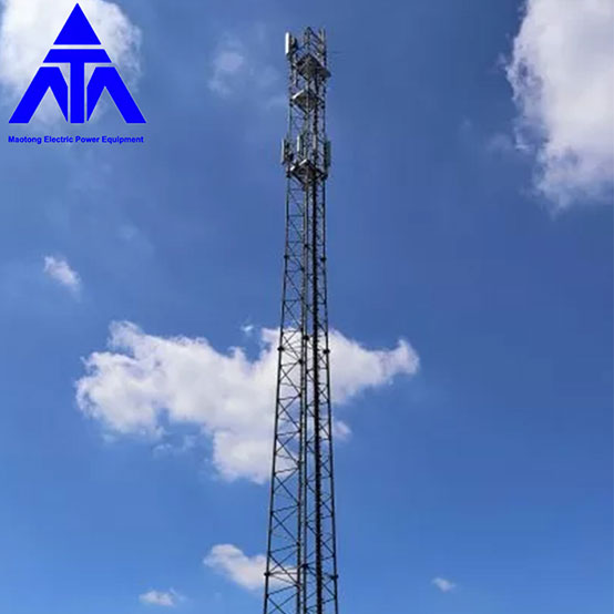 Power Microwave 50km Internet Telecommunication Tower