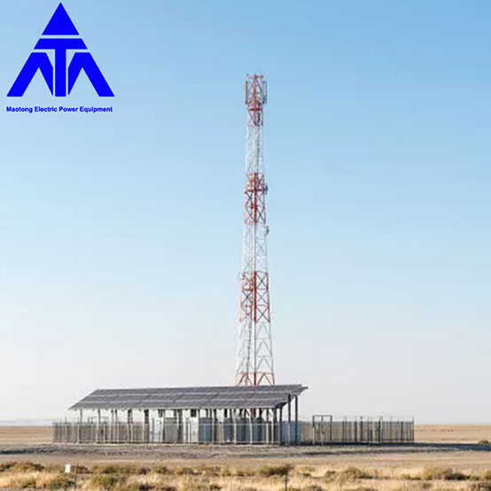 Microwave Communication Towers 4 Legged Lattice Tower