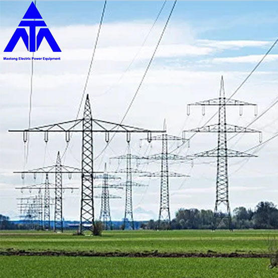 Double Circuit Electric Steel Power Tension Tower