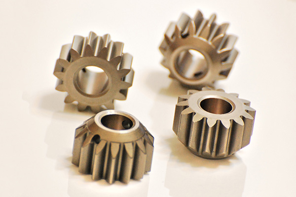 The forming ability of powder metallurgy is its main advantage.