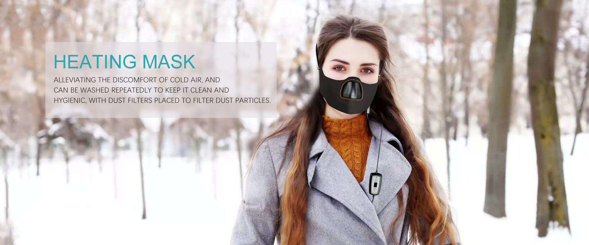 Fábrica de máscaras ajustáveis ​​de aquecimento