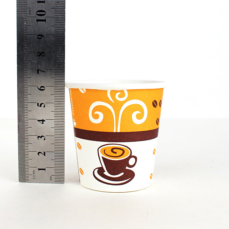 4oz Single Wall Paper Tea Cup and Coffee Cup - 3