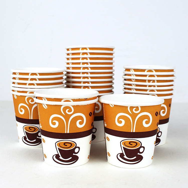 4oz Single Wall Paper Tea Cup and Coffee Cup - 0