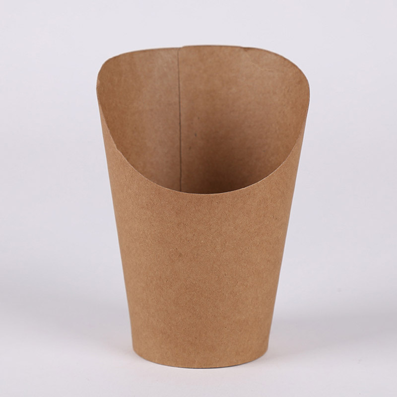 Disposable Kraft French Fries Cup