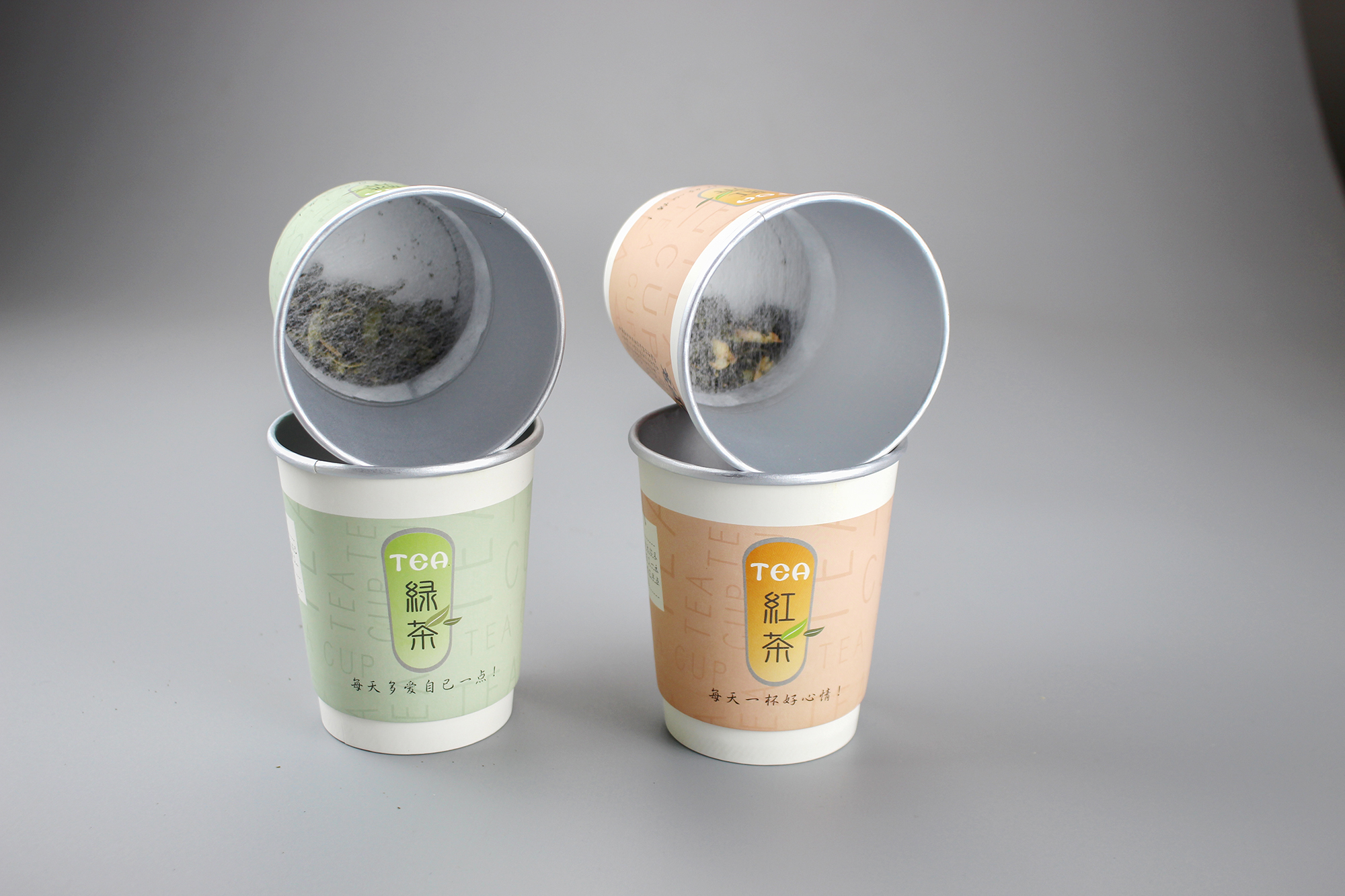 Double Gold And Silver Foil  Disposable Tea Cup - 1 